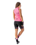 ALÉ pantalones cortos de tirantes - STRADA LADY - rosa/negro