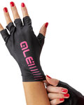 ALÉ guantes de dedos cortos - SUNSELECT CRONO - rosa/negro