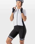 ALÉ pantalones cortos sin tirantes - STRADA LADY - negro/blanco
