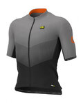 ALÉ jersey de manga corta - DELTA - gris/naranja/negro