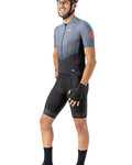 ALÉ jersey de manga corta - DELTA - gris/naranja/negro