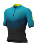 ALÉ jersey de manga corta - DELTA - negro/azul/azul claro