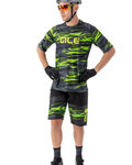 ALÉ jersey de manga corta - ROCK OFF ROAD - negro/verde