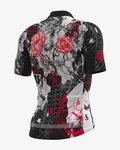 ALÉ jersey de manga corta - SKULL - blanco/rojo/negro