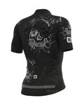 ALÉ jersey de manga corta - SKULL - blanco/negro