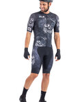 ALÉ jersey de manga corta - SKULL - blanco/negro