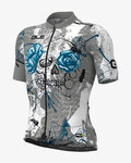 ALÉ maillot corto y pantalón corto - SKULL - negro/blanco/gris/azul claro