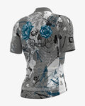 ALÉ maillot corto y pantalón corto - SKULL - negro/blanco/gris/azul claro