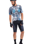 ALÉ jersey de manga corta - SKULL - azul claro/gris