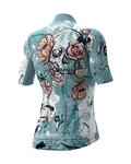 ALÉ jersey de manga corta - SKULL LADY - azul claro