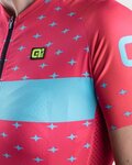 ALÉ jersey de manga corta - STARS LADY - rosa/turquesa