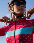 ALÉ jersey de manga corta - STARS LADY - rosa/turquesa