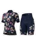 ALÉ maillot corto y pantalón corto - FIORI LADY - azul/púrpura