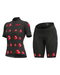 ALÉ maillot corto y pantalón corto - SMILE LADY - rojo/negro
