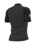 ALÉ jersey de manga corta - CROSS - negro/amarillo