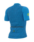 ALÉ jersey de manga corta - CROSS - azul claro/amarillo
