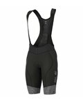 ALÉ pantalones cortos de tirantes - PR-S MASTER 2.0  - negro/blanco