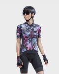 ALÉ jersey de manga corta - PR-S GARDEN LADY - negro/azul/rosa