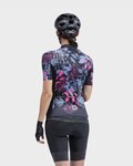 ALÉ jersey de manga corta - PR-S GARDEN LADY - negro/azul/rosa