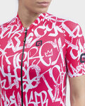 ALÉ jersey de manga corta - ALÉ SOLID RIDE LADY - blanco/rojo