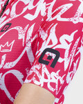 ALÉ jersey de manga corta - ALÉ SOLID RIDE LADY - blanco/rojo