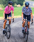 ALÉ jersey de manga corta - ALÉ SOLID RIDE LADY - blanco/rojo