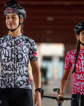 ALÉ jersey de manga corta - ALÉ SOLID RIDE LADY - blanco/rojo