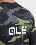 ALÉ jersey de manga corta - STAIN OFF ROAD MTB - verde/gris/negro