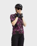 ALÉ jersey de manga corta - WOODLAND GRAVEL LADY - rosa/púrpura/negro
