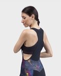 ALÉ pantalones cortos de tirantes - SOLID CHIOS LADY - negro/azul/amarillo/rosa
