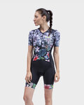 ALÉ monos - TRIATL SARATANA LADY - negro/azul/verde/rosa/púrpura