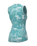 ALÉ camiseta sin mangas - BREAK LADY - azul claro