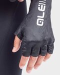 ALÉ guantes de dedos cortos - SUNSELECT CRONO - negro/blanco