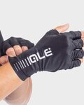 ALÉ guantes de dedos cortos - SUNSELECT CRONO - negro/blanco