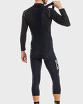 ALÉ Pantalón 3/4 con tirantes - WINTER - negro/blanco