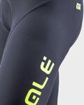 ALÉ Pantalón 3/4 con tirantes - WINTER - negro/amarillo