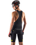 ALÉ pantalones cortos de tirantes - PRO RACE - negro/amarillo