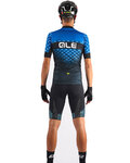 ALÉ jersey de manga corta - HEXA - negro/azul