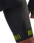 ALÉ pantalones cortos de tirantes - STRADA - negro/amarillo