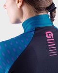 ALÉ maillot de invierno de manga larga - GREEN ROAD LADY WNT - azul/rosa