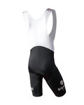 BIANCHI MILANO pantalones cortos de tirantes - LEGEND - negro