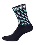 BIANCHI MILANO calcetines clásicos - BOLCA - negro/azul claro