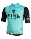 BIANCHI MILANO jersey de manga corta - PEDASO - negro/azul