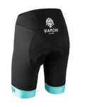 BIANCHI MILANO pantalones cortos sin tirantes - AVOLA LADY - negro/azul