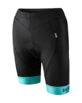 BIANCHI MILANO pantalones cortos sin tirantes - AVOLA LADY - negro/azul