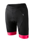 BIANCHI MILANO pantalones cortos sin tirantes - AVOLA LADY - negro/rosa