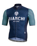 BIANCHI MILANO jersey de manga corta - DAVOLI - azul/turquesa