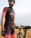 BIANCHI MILANO jersey de manga corta - PEDASO - rosa/negro