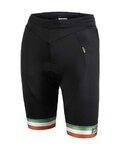 BIANCHI MILANO pantalones cortos sin tirantes - AVOLA LADY - negro/multicolor