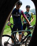 BIANCHI MILANO jersey de manga corta - MASSARI - azul/rosa